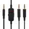 Hizsoaor MMX 300 2nd Gen Replacement Cable for Beyerdynamic MMX 300 2nd GenerationMMX 300 Gaming Headset Volume Control Inline Mute Plug and Play Twisted Pair OFC Copper Wire 82Ft 25m