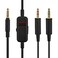 Hizsoaor MMX 300 2nd Gen Replacement Cable for Beyerdynamic MMX 300 2nd GenerationMMX 300 Gaming Headset Volume Control Inline Mute Plug and Play Twisted Pair OFC Copper Wire 82Ft 25m