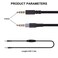 Hizsoaor Sqrgreat Replacement Cable Compatible with Kingston Hyperx Cloud Mix Alpha Gaming Headset Volume Control Inline Mute DetachableRemovable 35mm Audio Aux Cord WireNo Mic 49Ft