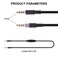 Hizsoaor Sqrgreat Replacement Cable Compatible with Kingston Hyperx Cloud Mix Alpha Gaming Headset Volume Control Inline Mute DetachableRemovable 35mm Audio Aux Cord WireNo Mic 49Ft