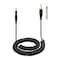 weishan ATHM50x Cable Coiled Aux Cord Replacement for Audio Technica M40x M70x Wired Headphones 25mm to 35mm18 Extension Wire with 635mm14 Adapter 14ft