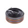 Eowpower 20 Pin Rainbow Color Flat Ribbon IDC Cable Wire 5m Length