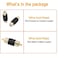 AIMHDUTY RCA Coupler Adapter Gold Plated 20 Pack RCA Female to Female Adapter 10pcs RCA Male to Male Connector 10pcs for Cable Extension Phono Speaker Amplifier