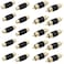 AIMHDUTY RCA Coupler Adapter Gold Plated 20 Pack RCA Female to Female Adapter 10pcs RCA Male to Male Connector 10pcs for Cable Extension Phono Speaker Amplifier