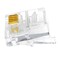 Bitray RJ11 Connector4P4C Crystal Head Plug Network Connector Fourcore Cable Plug Telephone Receiver RJ11 Plug Transparent 100PCS