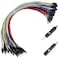 HELLOYEE Breadboard Jumper Wires Male to Female 12 Length 01 Square Head 100Pack 10 Colors 24AWG by Hellotronics 30CM 1P MF