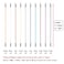 HELLOYEE Breadboard Jumper Wires Male to Female 4 Length 01 Square Head 100Pack 10 Colors 24AWG by Hellotronics 10CM 1P MF