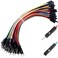 HELLOYEE Breadboard Jumper Wires Male to Female 6 Length 01 Square Head 100Pack 10 Colors 24AWG by Hellotronics 15CM 1P MF
