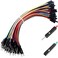 HELLOYEE Breadboard Jumper Wires Male to Female 6 Length 01 Square Head 100Pack 10 Colors 24AWG by Hellotronics 15CM 1P MF