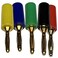CESS 5Colors 2mm Mini Banana Male Plug Jack Cable Connector 10 Pack