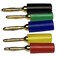 CESS 5Colors 2mm Mini Banana Male Plug Jack Cable Connector 10 Pack