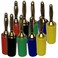 CESS 5Colors 2mm Mini Banana Male Plug Jack Cable Connector 10 Pack