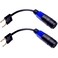 CNCESS Dual Banana Plug to Female Speakon Connector Adapter 12AWG 6 in 2Pack