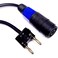 CNCESS Dual Banana Plug to Female Speakon Connector Adapter 12AWG 6 in 2Pack