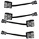 OKGEAR Coolerguys Mini 34 pin Fan Adapter 4 Pack