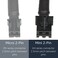 CRJ Electronics CRJ Mini 2Pin Fan Adapter Cables 2Pack 4inch 10cm Black Sleeved Connect 3Pin 4Pin PC Fans to Mini 2Pin JST XH 25mm Headers