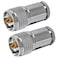 DUOGIMZ PL259 Male Clamp ConnectorUHF Male Coax Connectors for RG8 LMR400 Coaxial Cable2 pcs