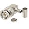 Eightwood 2pcs BNC Male Right Angle Crimp Connector for RG58 LMR195 RG142 Coax Cable