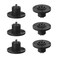 Fielect 6Pcs SpeakOn Panel Mount Socket Round 4 Pole Audio Speaker Twist Lock Female Speakon LYKNT041