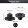 Fielect 6Pcs SpeakOn Panel Mount Socket Round 4 Pole Audio Speaker Twist Lock Female Speakon LYKNT041