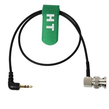 HangTon Timecode Cable for Tentacle Sync Zoom F8n Sony Canon Amira Camera Mixer 35mm TRS Mini Jack to BNC 45cm