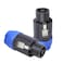 HBU 2pcs 8 Pole Speakon Connector Pack of 2 Pro Audio Jack Amplifier NL8 SpeakOn Quick Lock Plugs Compatible Neutrik SpeakOn NL8FC NL8FX NL8MP NL8MPR for Loudspeaker Connectors