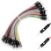 hellotronics Hellotronics Breadboard Jumper Wires 22AWG Male to Male 120Pack More Red and Black Jumpers 6 Length Square Head 01 10 Colors for Raspberry Pi 15CM MM