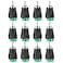 Iskueal RCA Plugs for Speaker Wire RCA to AV Screw Terminal Connector Phono RCA Male Plug Solderless Converter AudioVideo Speaker Wire Connectors Solderless Adapter12 Pack
