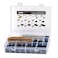 IWISS 1550PCS 254mm Pitch Dupont Connector Kit Includes Pin Headers Jumper Wire Crimp Pins for RC Servo Arduino SMT SATA EPS PCIe Battery Balancer