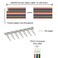 elechawk JST PH 20 Connectors Pin Header and Ribbon Cable Wire Kit 20mm Pitch JST PH 2345678 Male Pin Female Housing