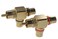 KK Cable KK07 Adapter 2 Pack 2pcs Total Hiend 1RCA Male to 2RCA Female Right Angle Splitter Adapter Gold PlatedKK07