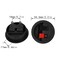 LRONG Round Speaker Terminal Cup 4PCS Round Express Spring Clip Double Binding Post Screw Wire Car Subwoofer Speaker Wire Terminal Connector WP29