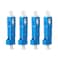 Moocci 4PC LC Female to SC Male Hybrid Flange Singlemode 9125 SM Optical Fiber Adapter Connector for Digital Communication Optical Equipment Tool