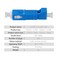 Moocci 4PC LC Female to SC Male Hybrid Flange Singlemode 9125 SM Optical Fiber Adapter Connector for Digital Communication Optical Equipment Tool