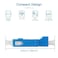 Moocci 4PC LC Female to SC Male Hybrid Flange Singlemode 9125 SM Optical Fiber Adapter Connector for Digital Communication Optical Equipment Tool