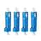 Moocci 4PC LC Female to SC Male Hybrid Flange Singlemode 9125 SM Optical Fiber Adapter Connector for Digital Communication Optical Equipment Tool