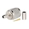 MOOKEERF 10 Pack TNC Male Connector 50 Ohm TNC Male Plug Crimp Connectors for RG58 RG142 RG400 LMR195 KSR195 3DFB Coax Cable