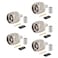 MOOKEERF N Male Plug Crimp Coax Connector Adapter for RG58 LMR195 KSR195 RG400 3DFB Cable 5 Pack