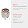 MOOKEERF N Male Plug Crimp Coax Connector Adapter for RG58 LMR195 KSR195 RG400 3DFB Cable 5 Pack