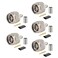 MOOKEERF N Male Plug Crimp Coax Connector Adapter for RG58 LMR195 KSR195 RG400 3DFB Cable 5 Pack