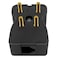 NECABLES 4 Prong Phone Jack Adapter Telephone Adapter Plug 4 Prong Male to RJ11 6P2C Female Black
