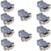 Oiyagai 10 Sets DB15 VGA Female Connector Kit HD15 Solder Cup with Plastic Hoods 15Pin DSub Plug for VGA Cable Repair