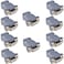 Oiyagai 10 Sets DB15 VGA Female Connector Kit HD15 Solder Cup with Plastic Hoods 15Pin DSub Plug for VGA Cable Repair