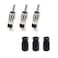 POBADY 3PCS DIN Plug Crimp Connector Straight Adapter FMAM Car Radio Antenna Connection DIN Plug Lantern Adapter for Cable RG58 FMAM Digital Radio