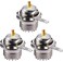 POBADY 3PCS SO239 Bulkhead Conectors UHF Female SO239 Nut Bulkhead Handle Deck Clip Solder Cup Panel Mount Straight Connector Coaxial Adapter