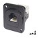 QIANRENON RJ11 Panel Mount Cat3 Telephone inline Dual Ended Coupler Module RJ11 Female to Female 6P4C Interface Adapter Socket Data Connector