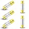 lkelyonewy RCA Female to Female Coupler Audio Video Gold Adapter Component Connector Gold Plated for Amplifier SubwooferRCA Cable Lkelyonwey