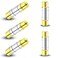 lkelyonewy RCA Female to Female Coupler Audio Video Gold Adapter Component Connector Gold Plated for Amplifier SubwooferRCA Cable Lkelyonwey