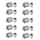 RFIOTASY Pack of 10 UHF PL259 PL259 Male Crimp Connector Adapter Connector for RG8X LMR240 Cable Compatiable with Ham Radio