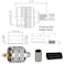 RFIOTASY Pack of 10 UHF PL259 PL259 Male Crimp Connector Adapter Connector for RG8X LMR240 Cable Compatiable with Ham Radio